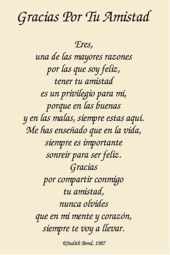 Poemas De Amistad Graphics And Comments