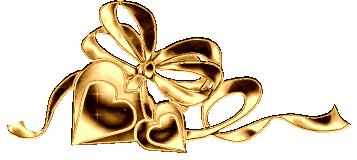 gold dividers photo: Ribbon heart divider gold 001s0540HwT.gif