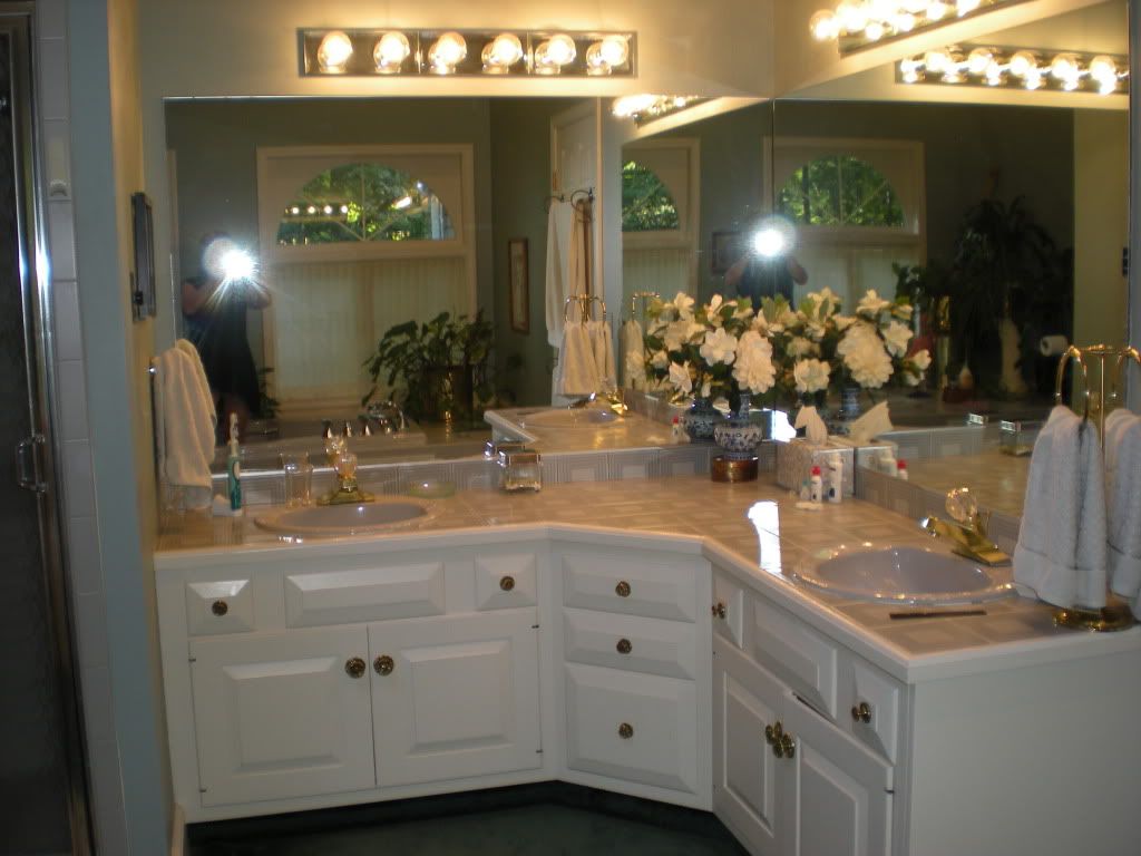 L Shaped Vanities