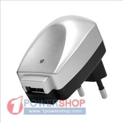 USB Charger Cable+Wall Travel Adapter for iPod/MP3 (c) lynettemayer travel mp3