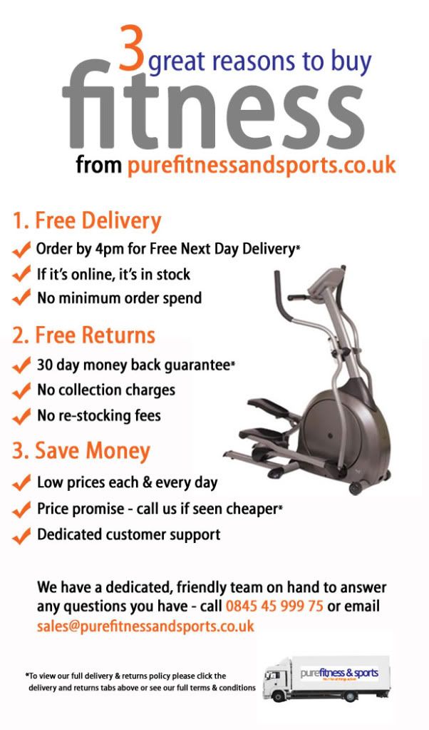 Simple, hassle free shopping at purefitness&sports.co.uk