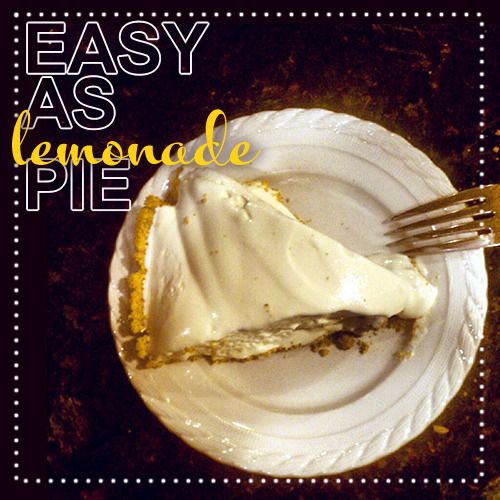 Easy Lemonade Pie