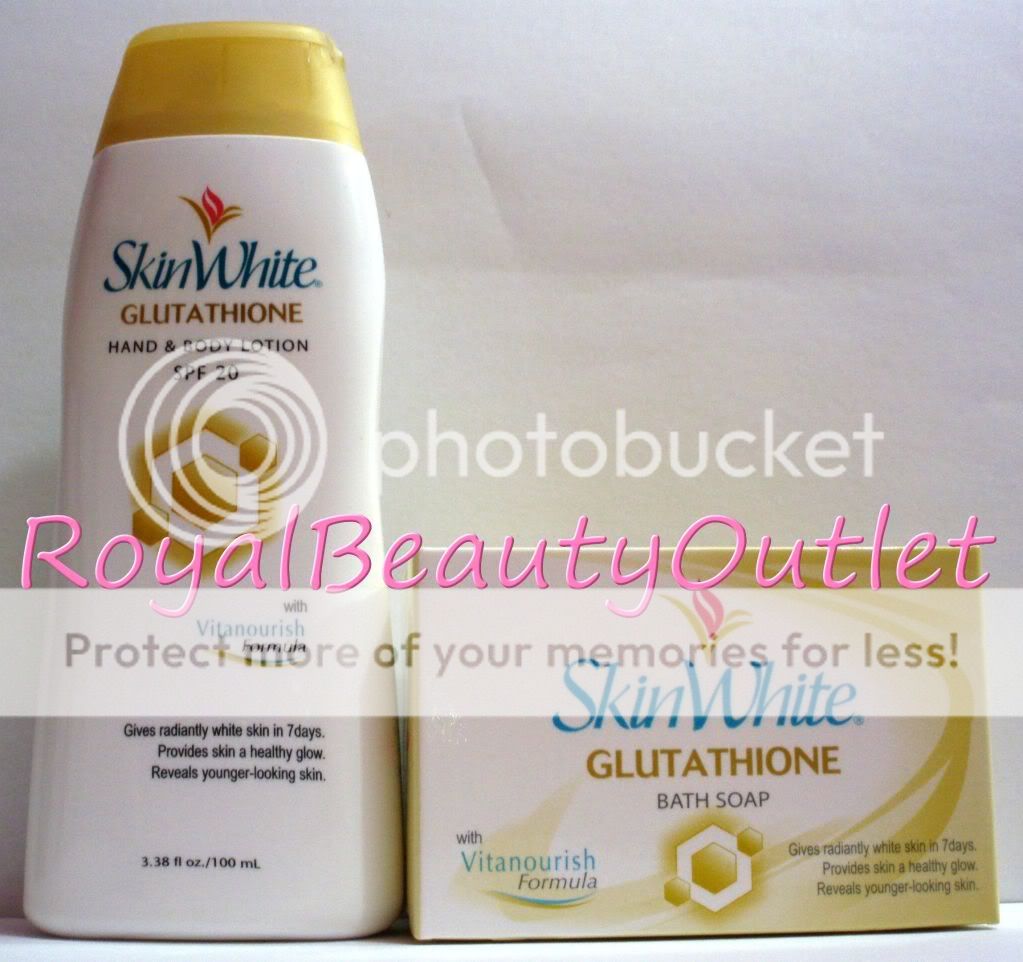 SkinWhite Skin White Whitening Glutathione Lotion, Soap  