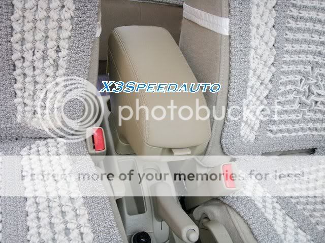 Nissan Tiida Versa Center Console Armrest Black Leather  