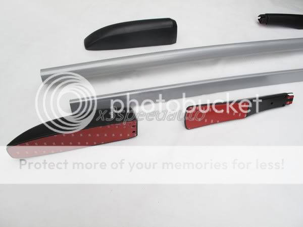 Mazda Cx 7 Decorative Roof Rack Silver Painted A Pair  