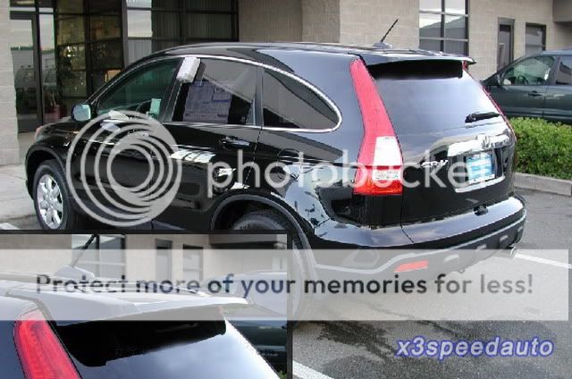 07~09 Honda CRV CR V Factory Style Spoiler/Wing ABS  