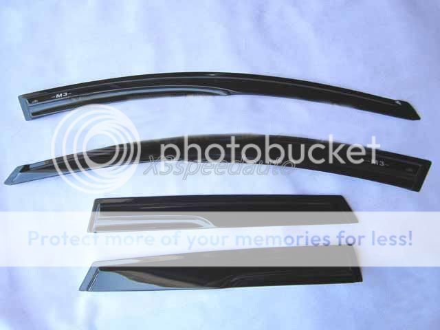 New 2010 Mazda 3 5dr HB New Mugen Style window visor  