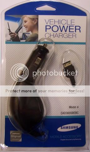 ORIGINAL SAMSUNG CAR CHARGER RETAIL BOX CAD300SBEBC  