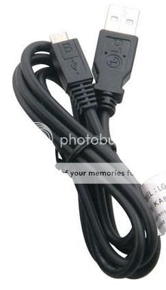 OEM USB DATA CABLE + HOME CHARGER FOR LG VORTEX VERIZON  